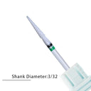 Flame Ceramic Nail Drill Bits Kit for Manicure and Pedicure