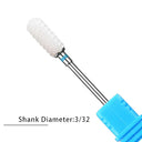 Flame Ceramic Nail Drill Bits Kit for Manicure and Pedicure