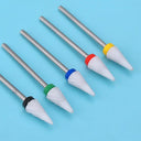 Flame Ceramic Nail Drill Bits Kit for Manicure and Pedicure