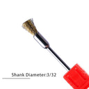 Flame Ceramic Nail Drill Bits Kit for Manicure and Pedicure