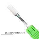 Flame Ceramic Nail Drill Bits Kit for Manicure and Pedicure