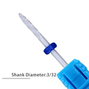 Flame Ceramic Nail Drill Bits Kit for Manicure and Pedicure