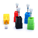 Flame Ceramic Nail Drill Bits Kit for Manicure and Pedicure