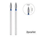 Flame Diamond Nail Bit Set for Easy Precision Manicures