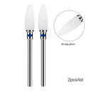 Flame Diamond Nail Bit Set for Easy Precision Manicures