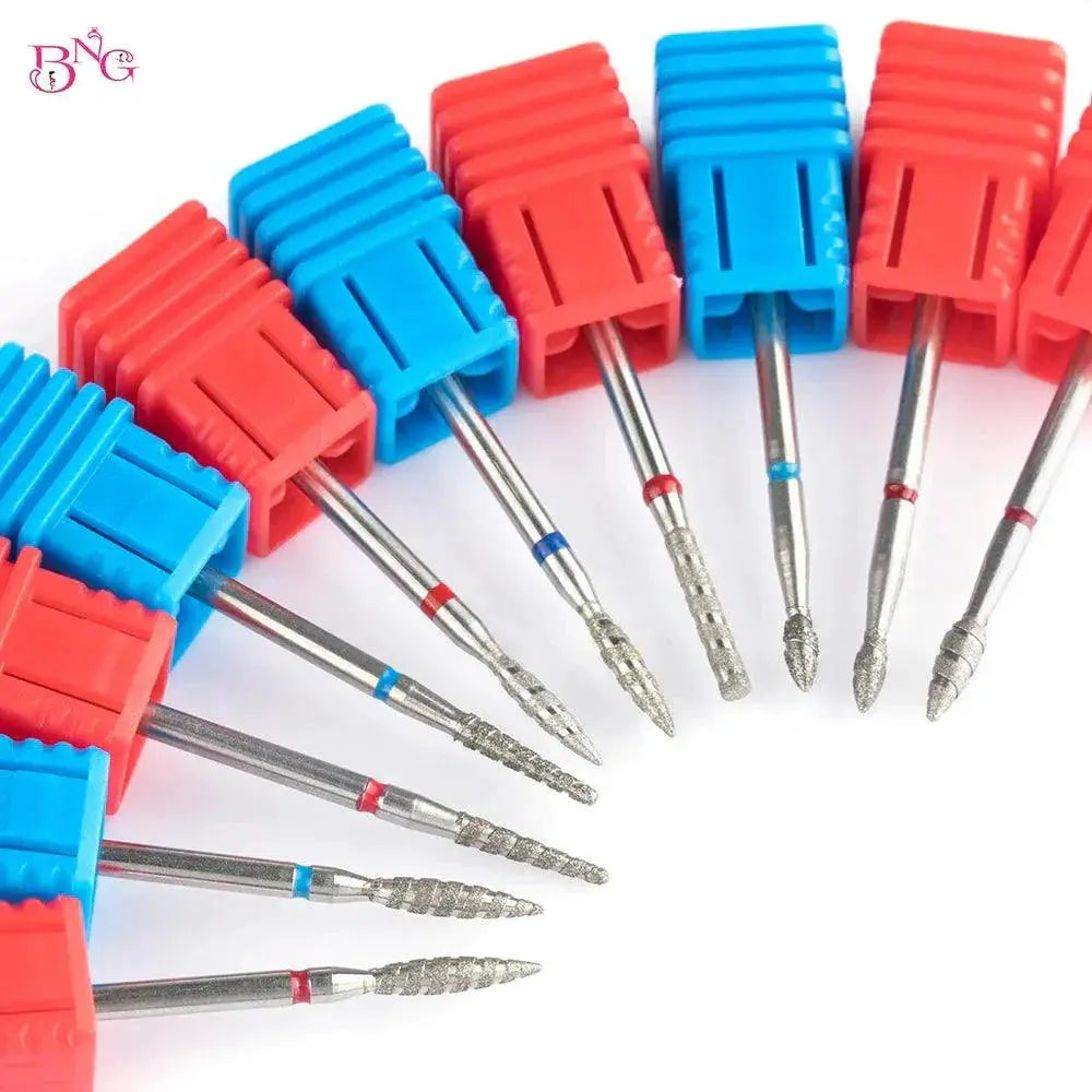 Flame Diamond Nail Bit Set For Easy Precision Manicures