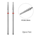 Flame Diamond Nail Bit Set for Easy Precision Manicures