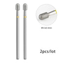 Flame Diamond Nail Bit Set for Easy Precision Manicures