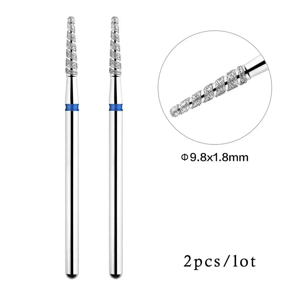 Flame Diamond Nail Bit Set For Easy Precision Manicures