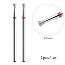 Flame Diamond Nail Bit Set for Easy Precision Manicures