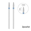 Flame Diamond Nail Bit Set for Easy Precision Manicures