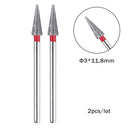 Flame Diamond Nail Bit Set for Easy Precision Manicures