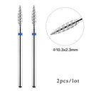 Flame Diamond Nail Bit Set for Easy Precision Manicures