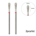 Flame Diamond Nail Bit Set for Easy Precision Manicures