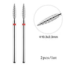 Flame Diamond Nail Bit Set for Easy Precision Manicures