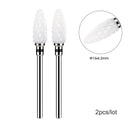 Flame Diamond Nail Bit Set for Easy Precision Manicures