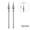 Flame Diamond Nail Bit Set for Easy Precision Manicures