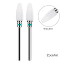 Flame Diamond Nail Bit Set for Easy Precision Manicures