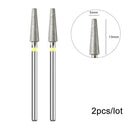 Flame Diamond Nail Bit Set for Easy Precision Manicures