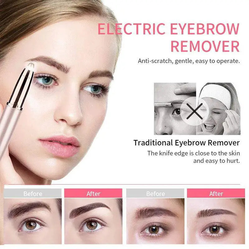 Flawless Electric Eyebrow Trimmer For Salon Quality Brows