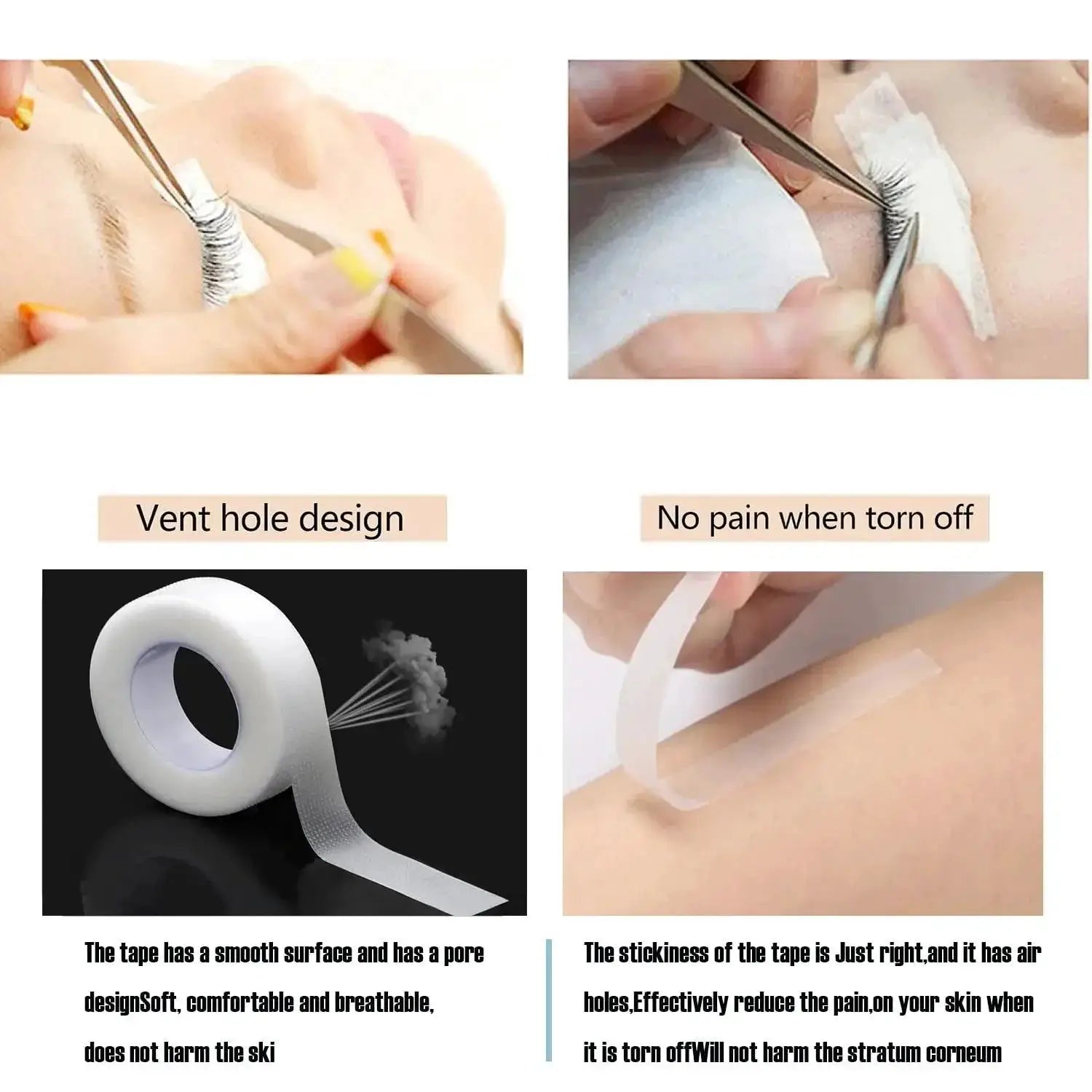 Flawless Micropore Eyelash Extension Tape Professional Grade