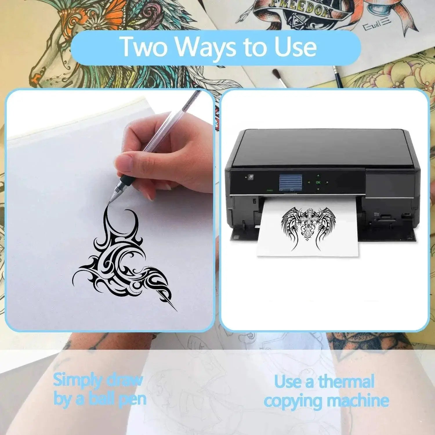 Flawless Tattoo Transfer Paper Kit Elevate Your Artistry