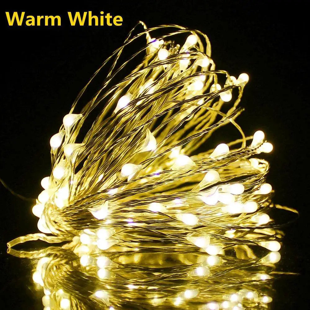 Flexible Copper Wire LED Fairy Lights for Home Decor