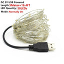 Flexible Copper Wire LED Fairy Lights for Home Decor