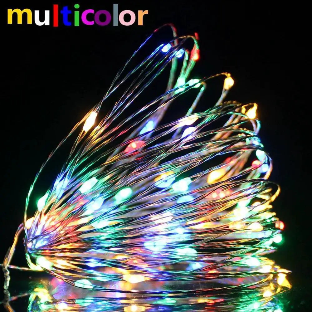 Flexible Copper Wire LED Fairy Lights for Home Decor