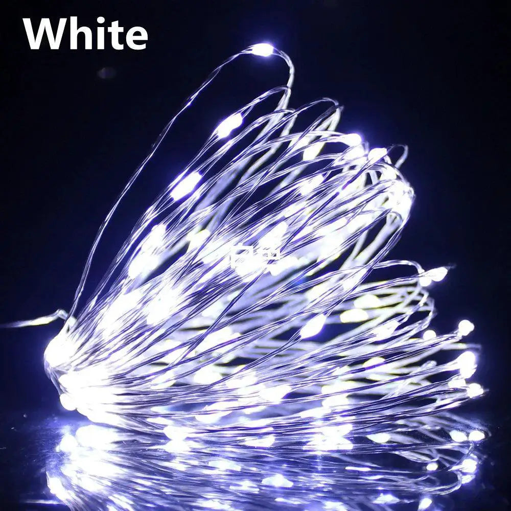 Flexible Copper Wire LED Fairy Lights for Home Decor