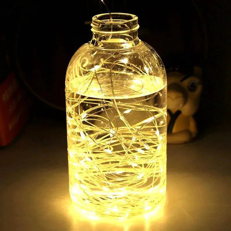 Flexible Copper Wire LED Fairy Lights for Home Decor