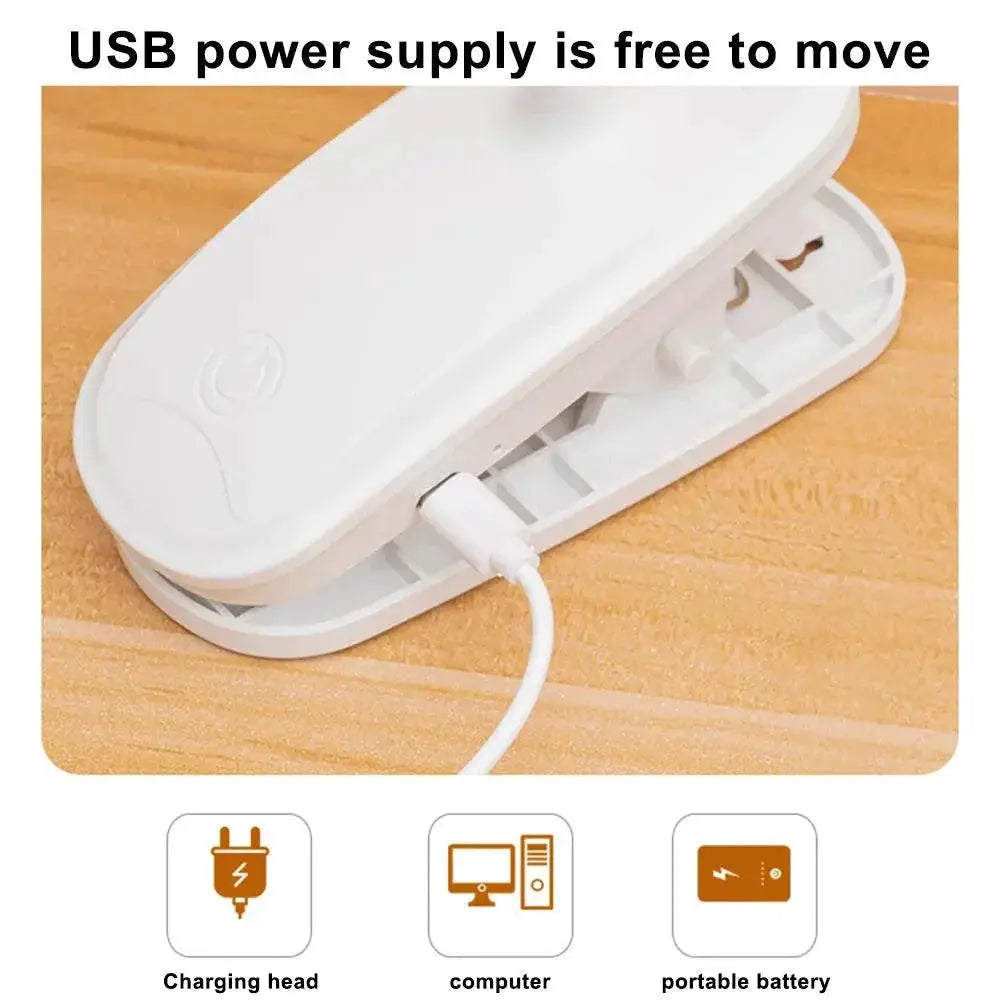 Flexible Desk Lamp USB Rechargeable Light Adjustable