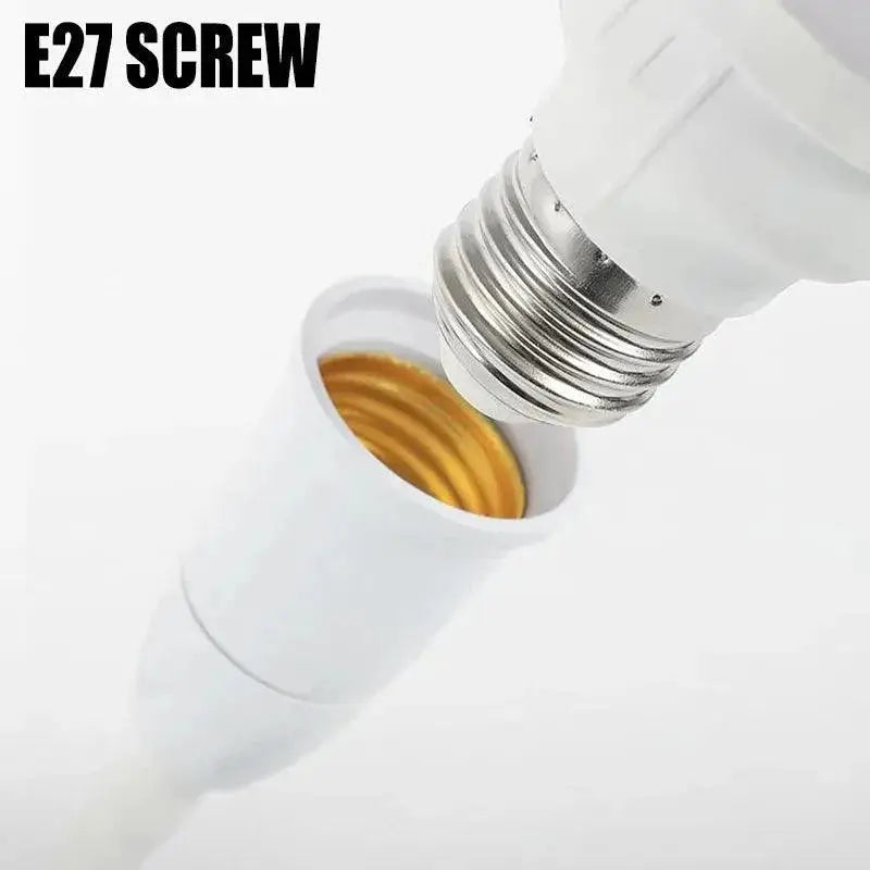 Flexible E27 Bulb Holder Converter With Switch Upgrade - OurLum.com
