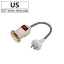 Flexible E27 Bulb Holder Converter With Switch Upgrade