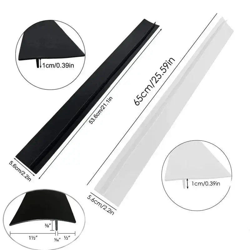 Stove Counter Gap Cover Flexible Silicone for Kitchen Use
