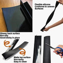Stove Counter Gap Cover Flexible Silicone for Kitchen Use