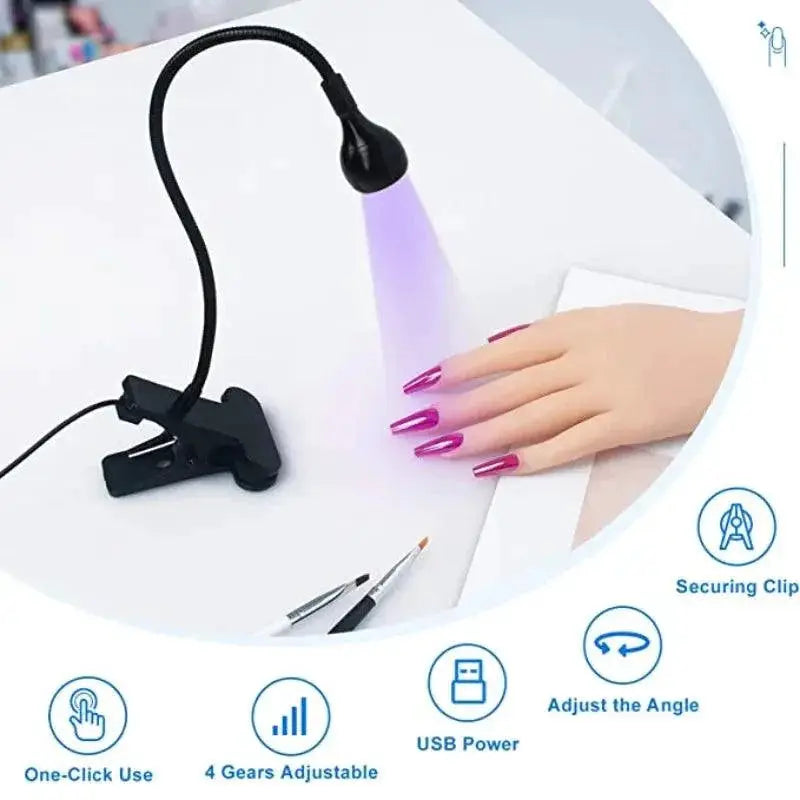 FlexiGlow LED Nail Dryer For Quick Manicure Drying