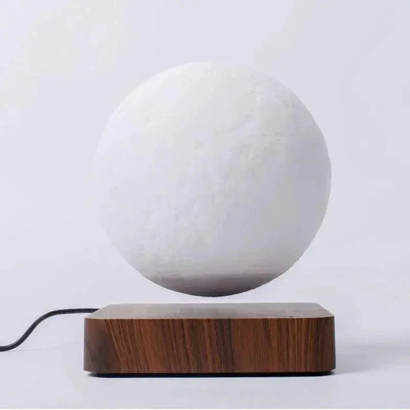 Floating 3D Magnetic Levitation Moon Lamp With Touch Control