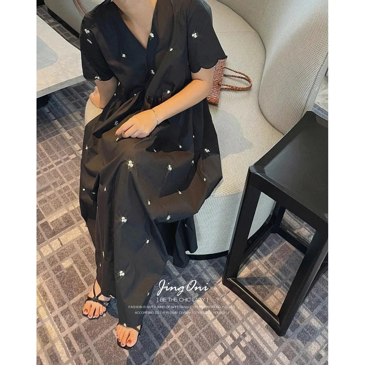 Floral Bohemian Chic Embroidered Dress Summer Style Favorite