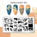 Floral Butterfly Nail Stamping Plates Elevate Nail Art Designs