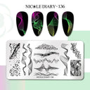 Floral Butterfly Nail Stamping Plates Elevate Nail Art Designs