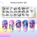 Floral Butterfly Nail Stamping Plates Elevate Nail Art Designs