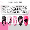 Floral Butterfly Nail Stamping Plates Elevate Nail Art Designs