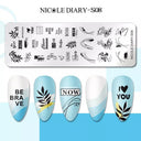 Floral Butterfly Nail Stamping Plates Elevate Nail Art Designs