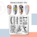 Floral Butterfly Nail Stamping Plates Elevate Nail Art Designs