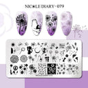 Floral Butterfly Nail Stamping Plates Elevate Nail Art Designs