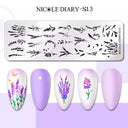 Floral Butterfly Nail Stamping Plates Elevate Nail Art Designs