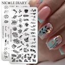 Floral Butterfly Nail Stamping Plates Elevate Nail Art Designs