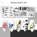 Floral Butterfly Nail Stamping Plates Elevate Nail Art Designs