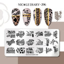 Floral Butterfly Nail Stamping Plates Elevate Nail Art Designs